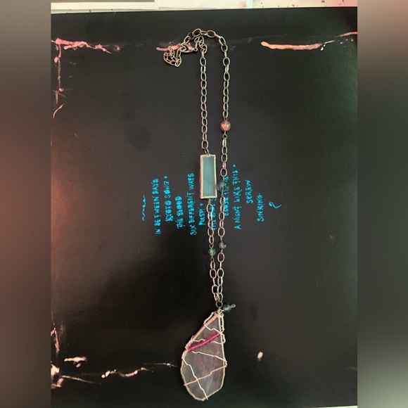 Handmade Necklace Fairy Wing - Picture 2 of 4